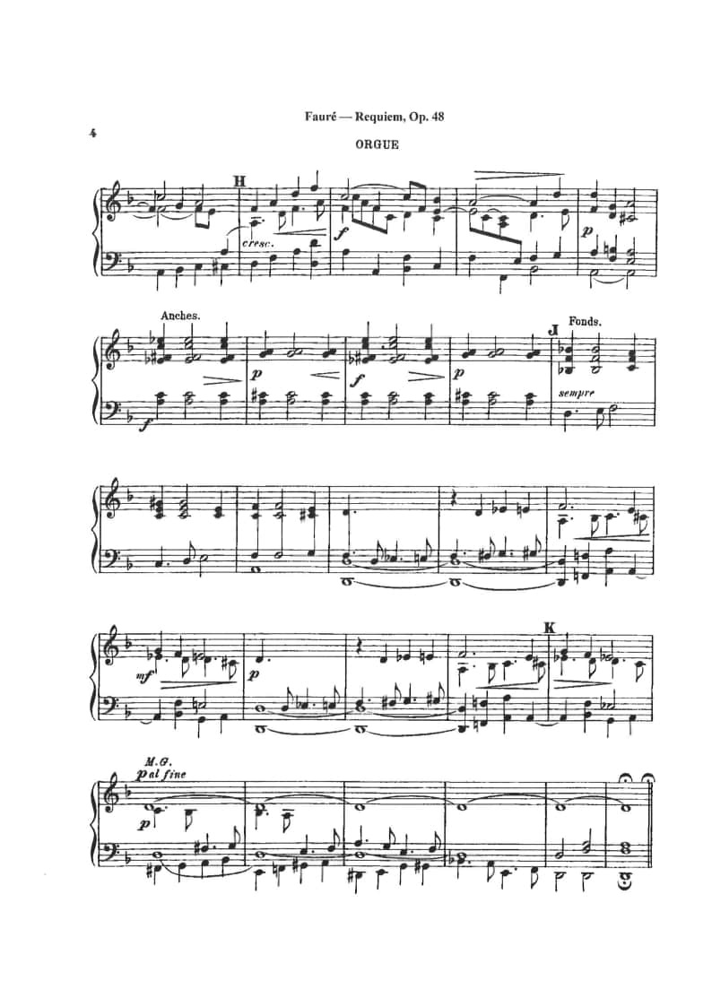 2021年中央音樂學(xué)院本科招生管風琴招考方向復(fù)試指定曲目