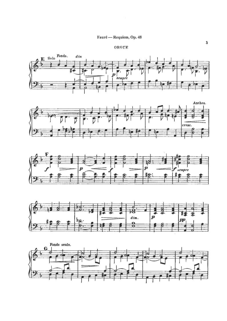 2021年中央音樂學(xué)院本科招生管風琴招考方向復(fù)試指定曲目