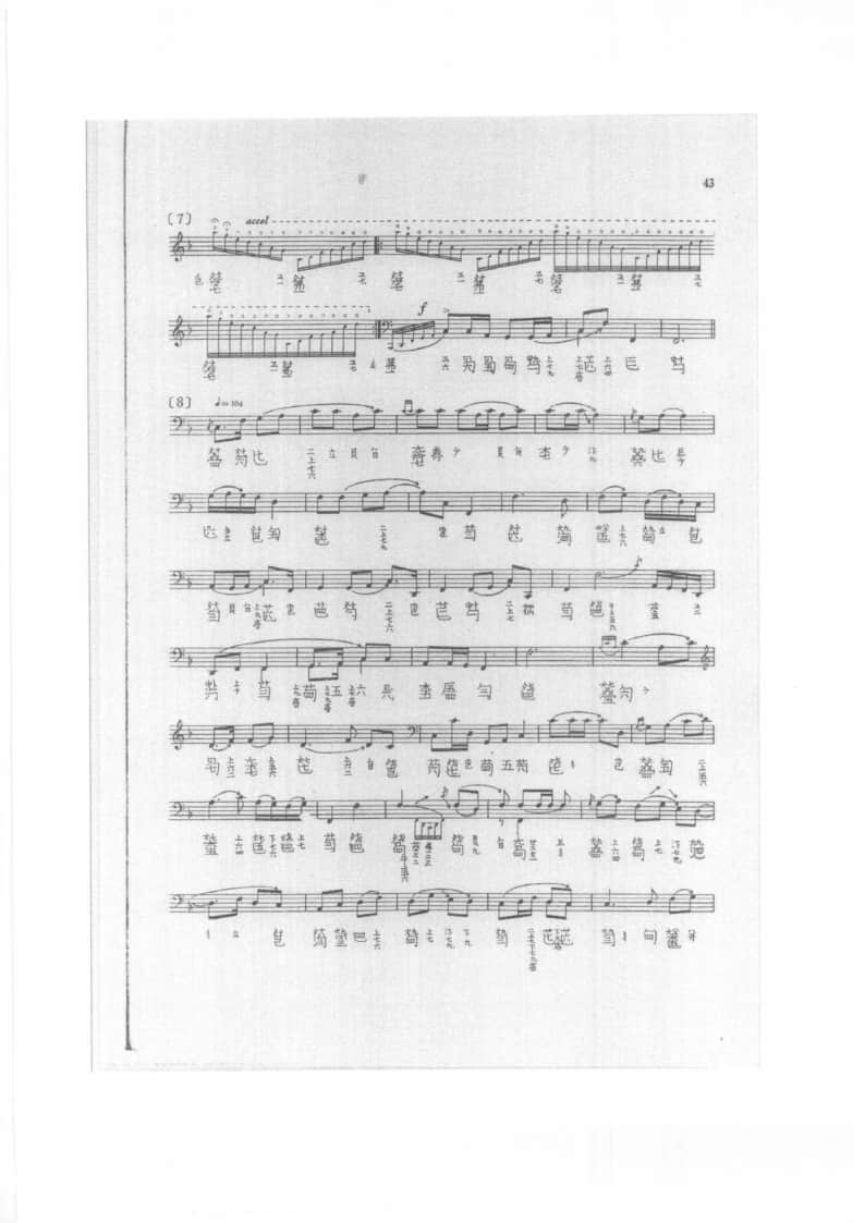 2021年中央音樂學院民樂系?？紡?fù)試規(guī)定曲目彈撥II組古琴-《流水》