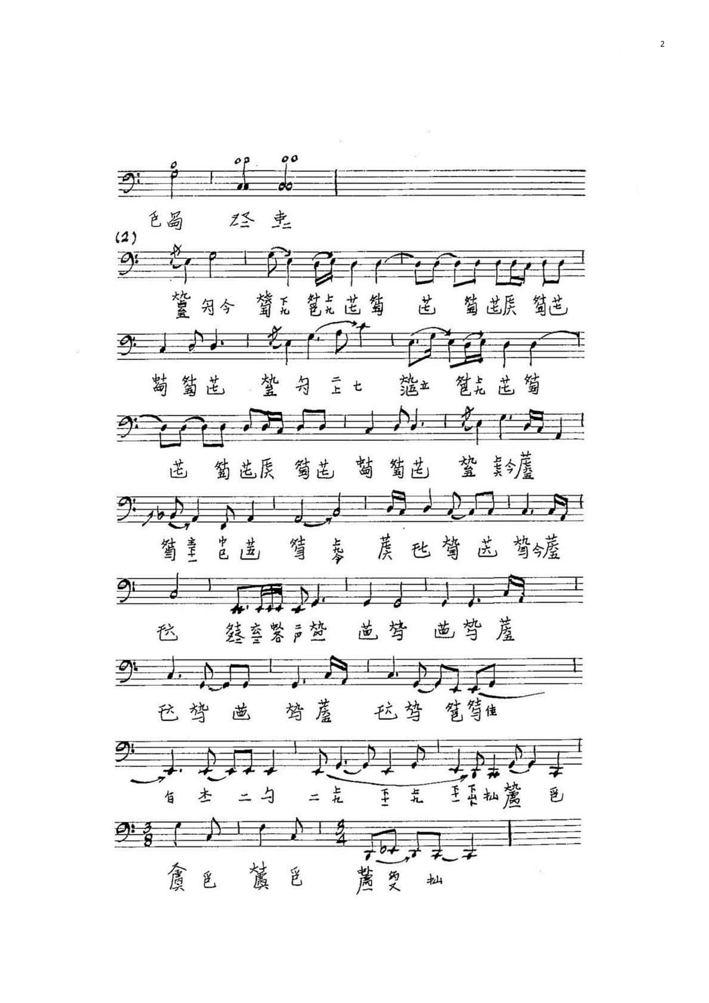 2021年中央音樂學(xué)院民樂系?？紡?fù)試規(guī)定曲目彈撥II組古琴-《廣陵散》