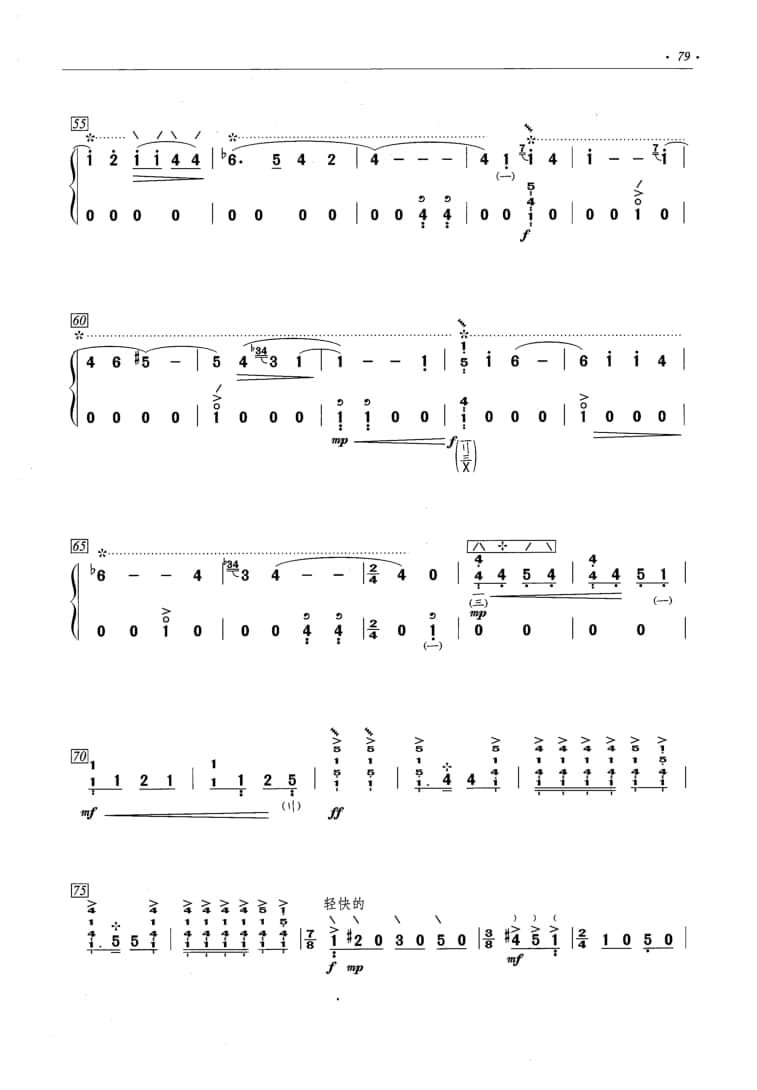 2021年中央音樂(lè)學(xué)院民樂(lè)系?？紡?fù)試曲目彈撥I組琵琶-《山之舞》