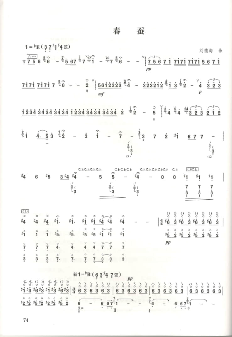 2021年中央音樂學(xué)院民樂系?？紡?fù)試曲目彈撥I組琵琶-《春蠶》