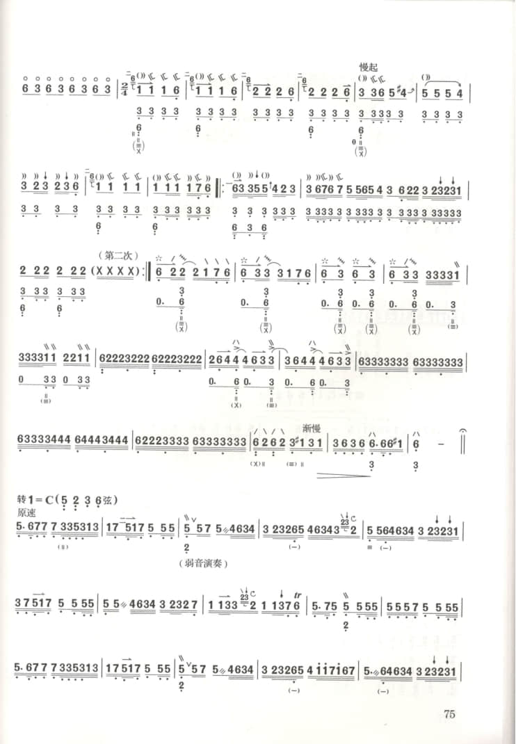 2021年中央音樂學(xué)院民樂系?？紡?fù)試曲目彈撥I組琵琶-《春蠶》