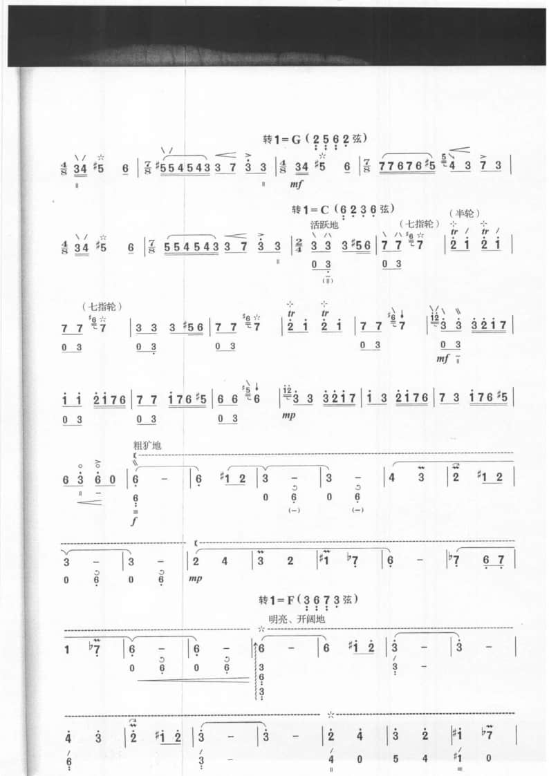 2021年中央音樂學(xué)院民樂系?？紡?fù)試曲目彈撥I組琵琶-《陽光照耀著塔什庫爾干》