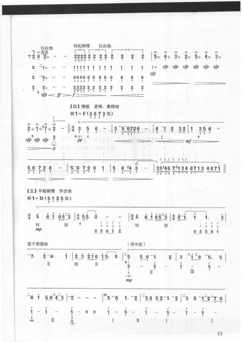 2021年中央音樂學(xué)院民樂系?？紡?fù)試曲目彈撥I組琵琶-《狼牙山五壯士》