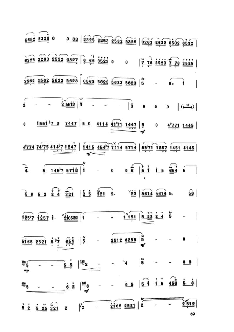 2021年中央音樂學(xué)院民樂系校考復(fù)試曲目管樂組笛子-《梆笛協(xié)奏曲》I樂章
