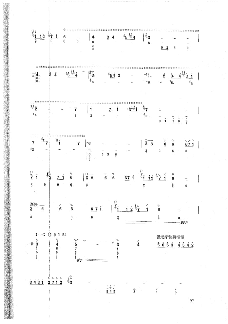 2021年中央音樂學(xué)院民樂系?？紡?fù)試曲目彈撥I組中阮-《悠遠(yuǎn)的歌聲》