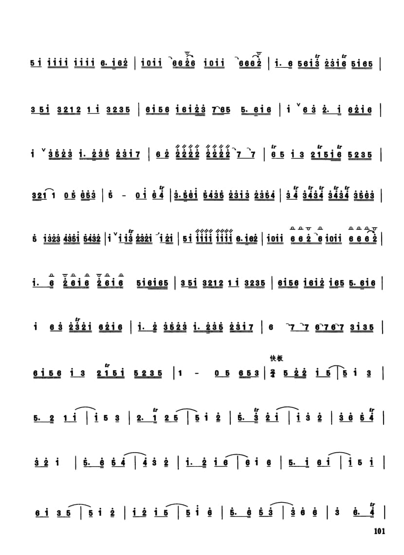 2021年中央音樂(lè)學(xué)院民樂(lè)系?？紡?fù)試曲目管樂(lè)組管子-《小開(kāi)門(mén)》