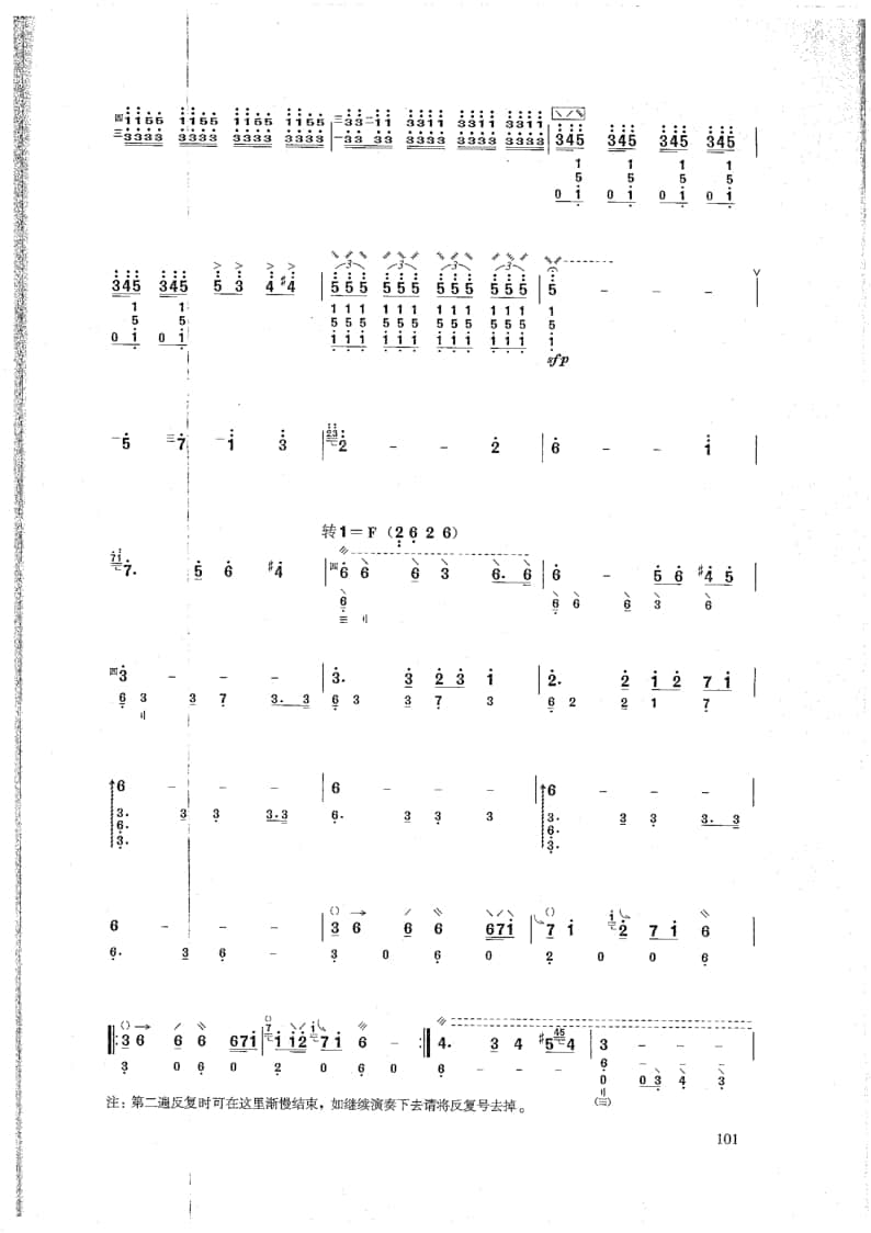 2021年中央音樂學(xué)院民樂系?？紡?fù)試曲目彈撥I組中阮-《悠遠(yuǎn)的歌聲》