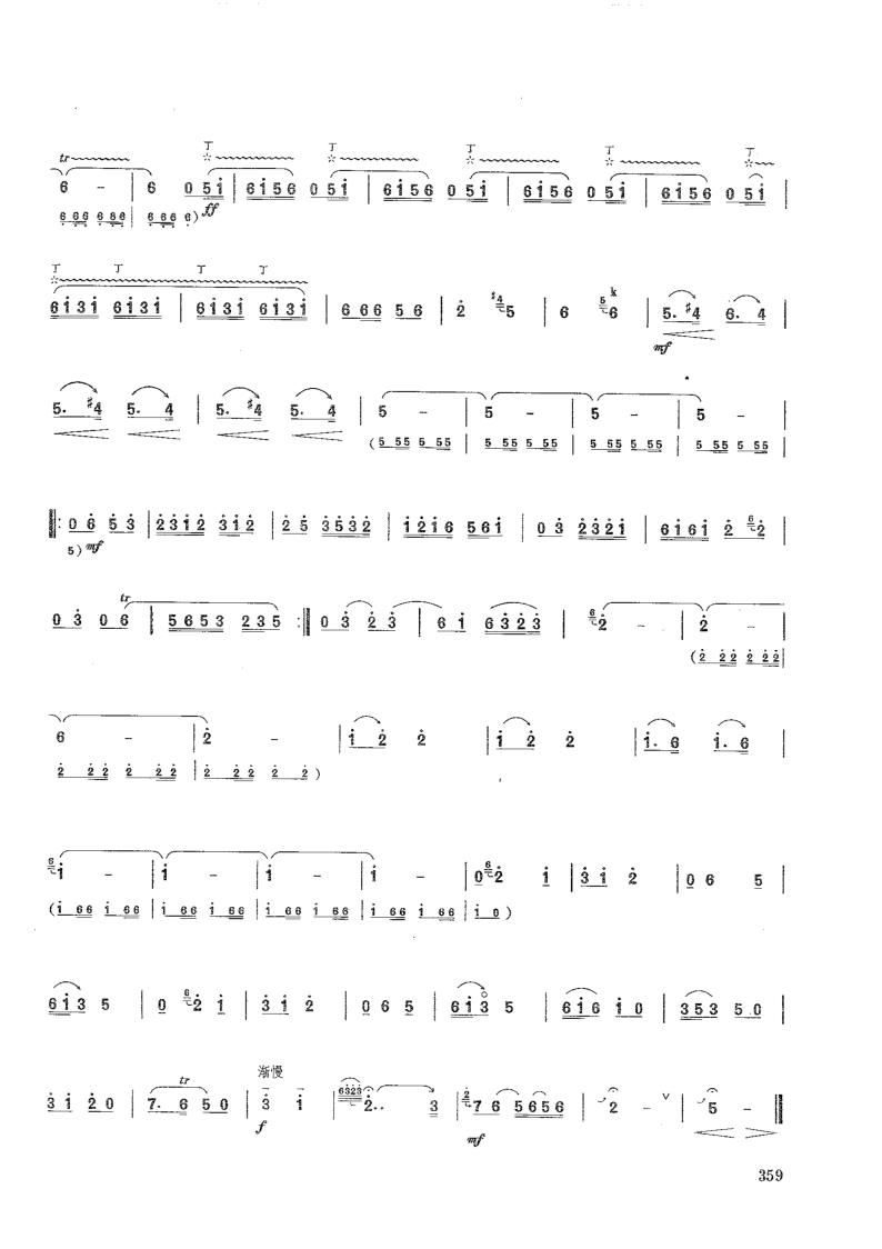 2021年中央音樂學(xué)院民樂系校考復(fù)試曲目管樂組嗩吶-《一枝花》