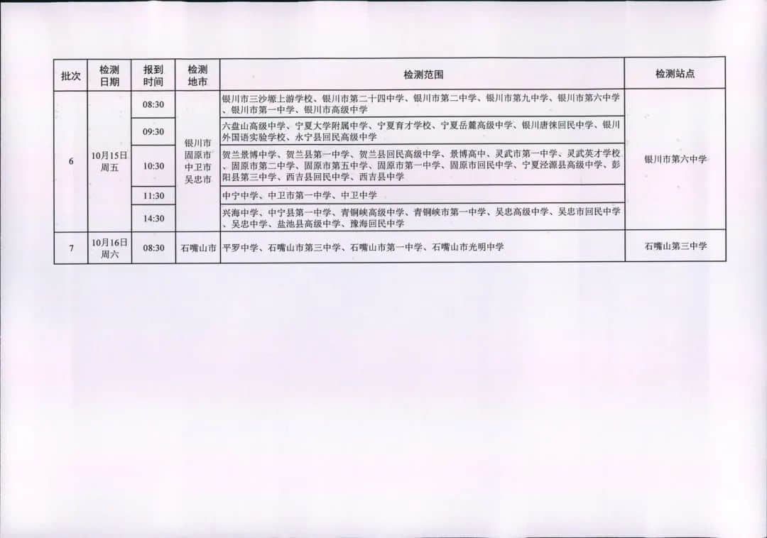 甘肅、青海2022年度空軍招飛初選檢測日程安排