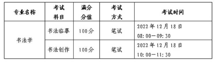 書法學(xué)專業(yè)