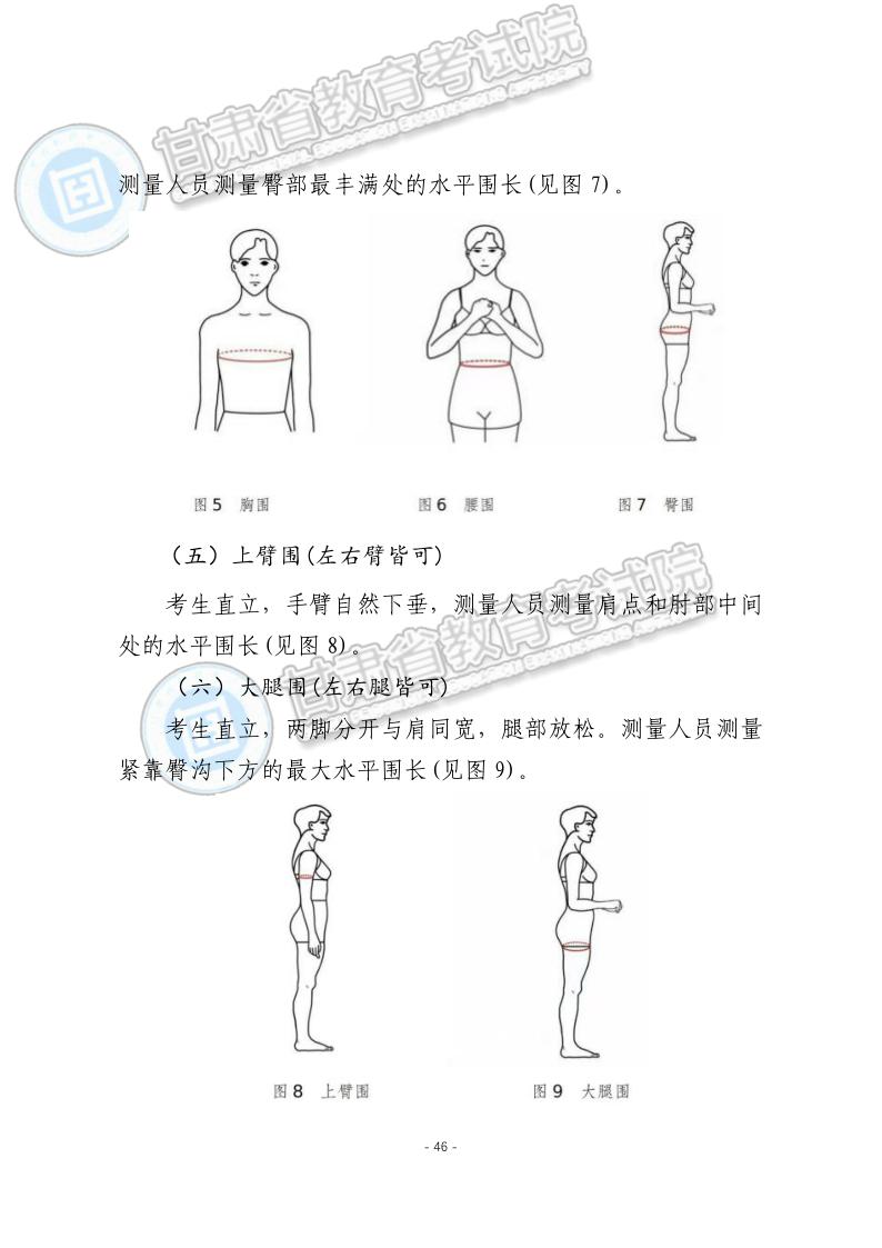 形體數(shù)據(jù)測量方法與要求