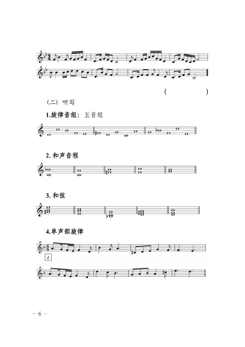 寧夏2024年藝考音樂類專業(yè)統(tǒng)考考試科目/內(nèi)容/分值