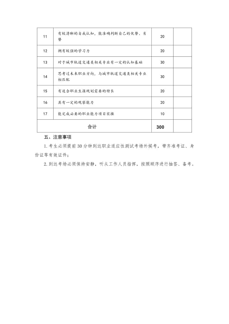 陜西工業(yè)職業(yè)技術(shù)學(xué)院單招城市軌道交通類專業(yè)面試考什么